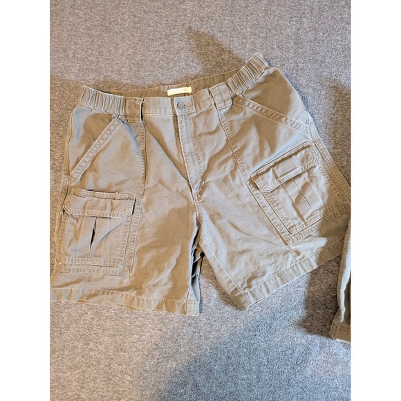 Savane Cargo Shorts Men's Sz 36-Khaki-Lot Of 2-Cotton/Polyester-7" inseam - Picture 8 of 14